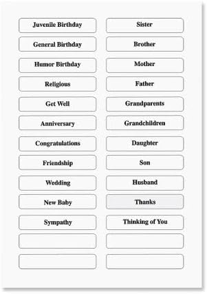 Current Black Elegance Greeting Card Organizer Box with Dividers - Store 140+ Christmas, Valentine, & Birthday Cards, Recipe Cards, Photo Collections, Postcards, Stationery, 7" x 9" x 9-1/2"
