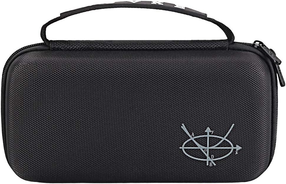 BOVKE Calculator Case for Texas Instruments TI-Nspire CX II CAS/CX II/CX CAS/CX Color Graphing Calculator and More - Extra Mesh Pocket for USB Cables and Other Accessories, Black