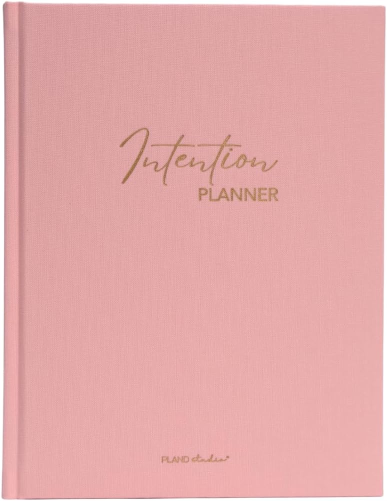 Pland Studio 90-Day Planner โ Undated Daily Goal Journal for Women | Blush Rose Hardcover with Habit Tracker, Vision Board, Gratitude & Meal Planner | Self-Care & Productivity Journal Notebook