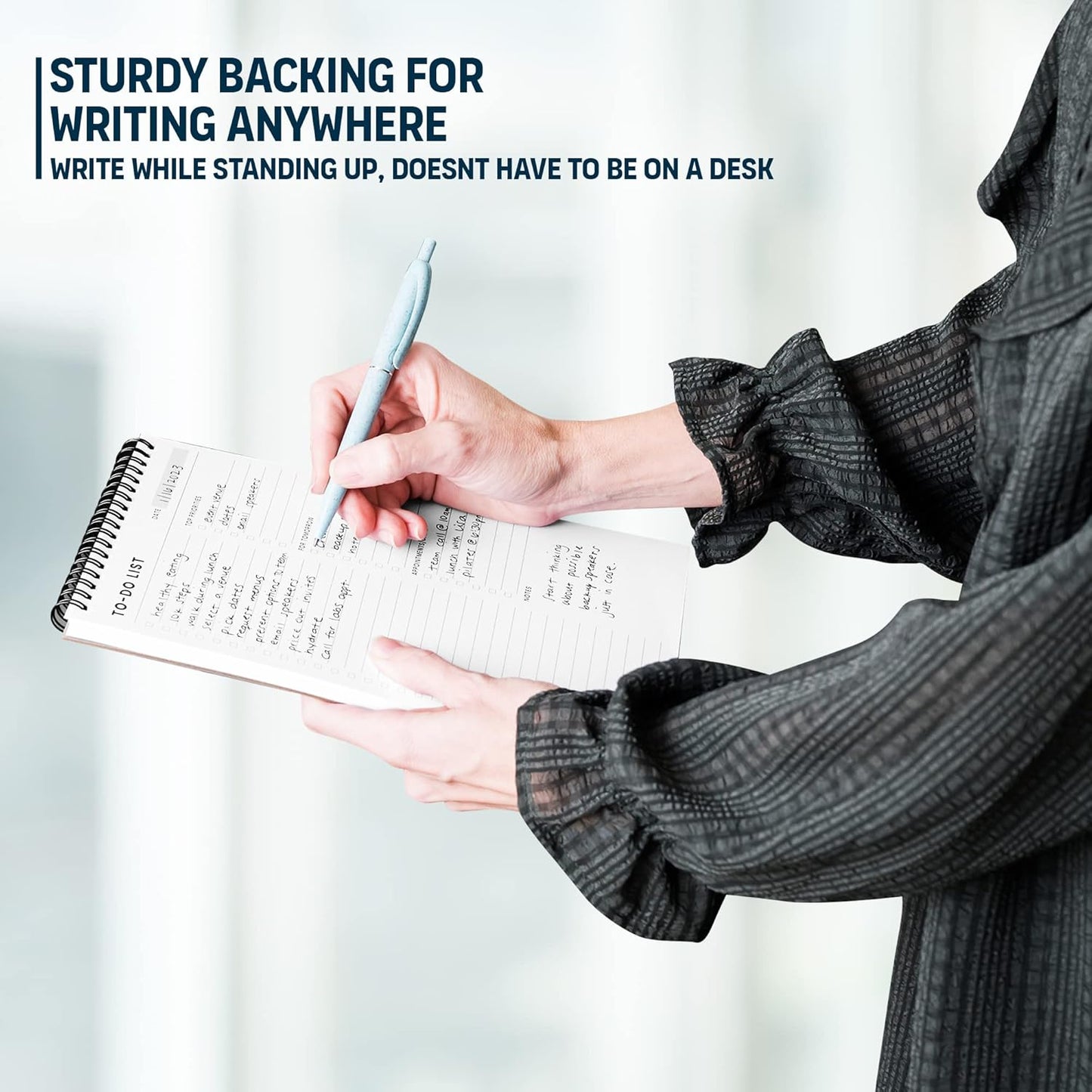 Of a Happy Kind To Do List Notepad: With Multiple Functional Sections - 6.5 x 9.8 60 Sheets - Spiral Daily Planner Notebook - Task CheckList Organizer Agenda Pad for Work - Note and Todo Organization