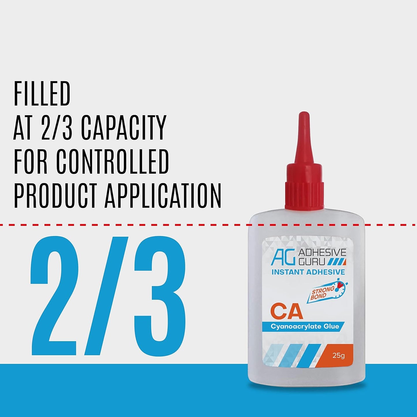 Adhesive Guru CA Glue with Activator - Woodworking Cyanoacrylate Glue (0.9 oz - 3.38 fl oz)