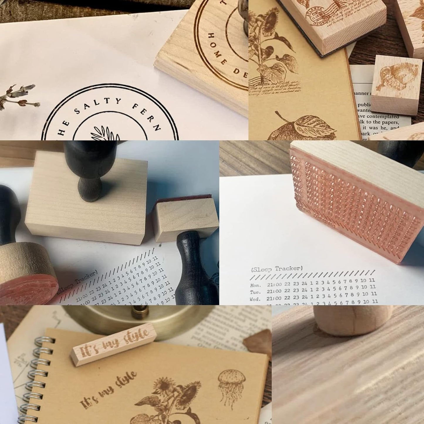 Custom Stamp with Logo Text - Personalized Rubber Stamp with Handle - Address Stamps for Business or Crafting - Rectangle 1"x2"