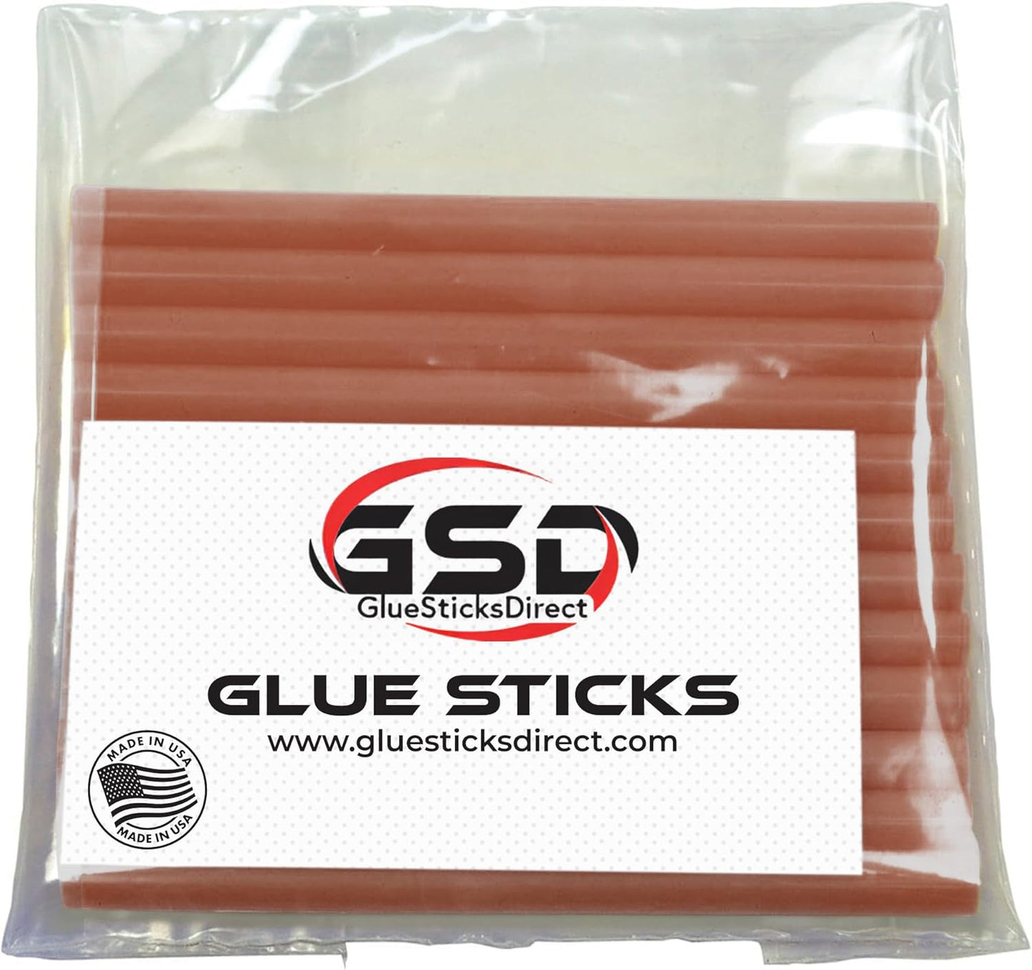 Mini Size Hot Melt Glue Sticks for Glue Gun - Bulk 4in Burgundy Glue Sticks - Great for Art Craft Repairs & Compatible w/Most Glue Guns - 5/16" X 4" (24 Sticks) - Made in USA