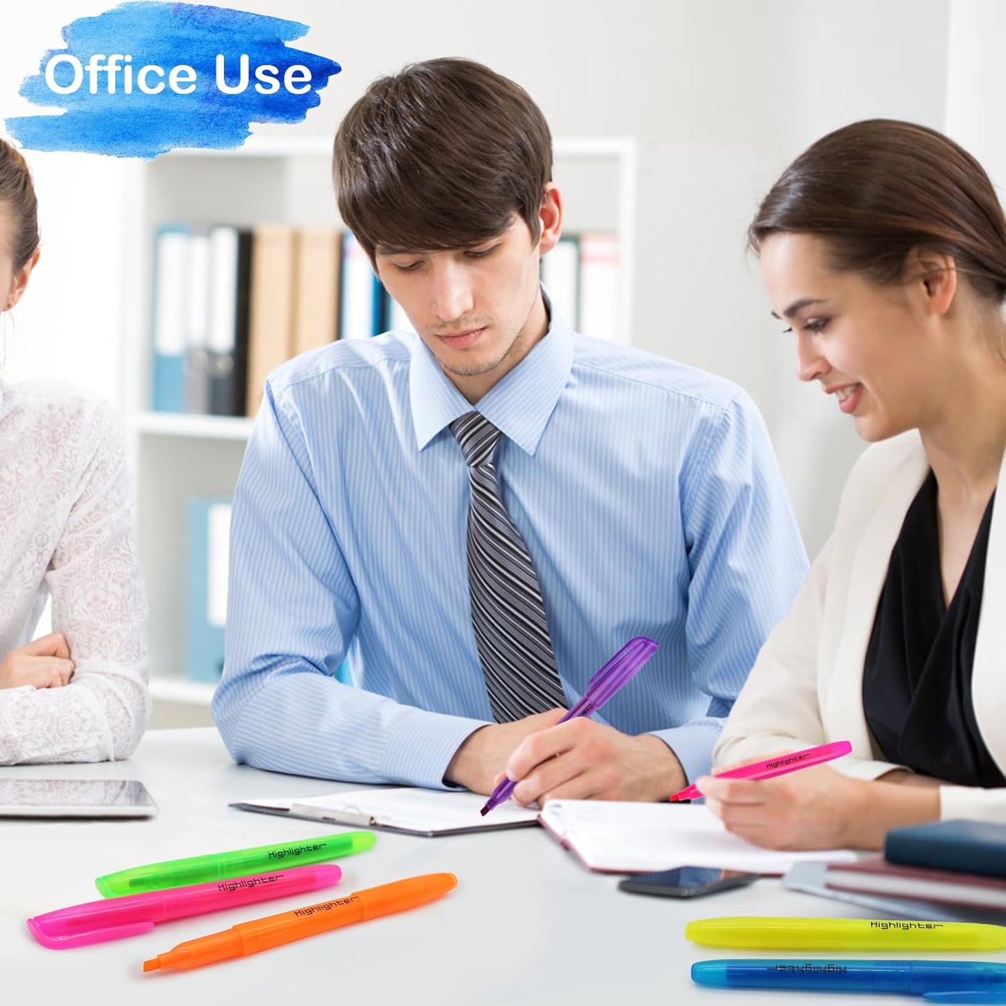 150 PCS Highlighters Assorted Colors, Fast Drying Chisel Tip Highlighter Pens, 6 Bright Colors No Bleed Highlighters Bulk for School Office Notes and Bible Study