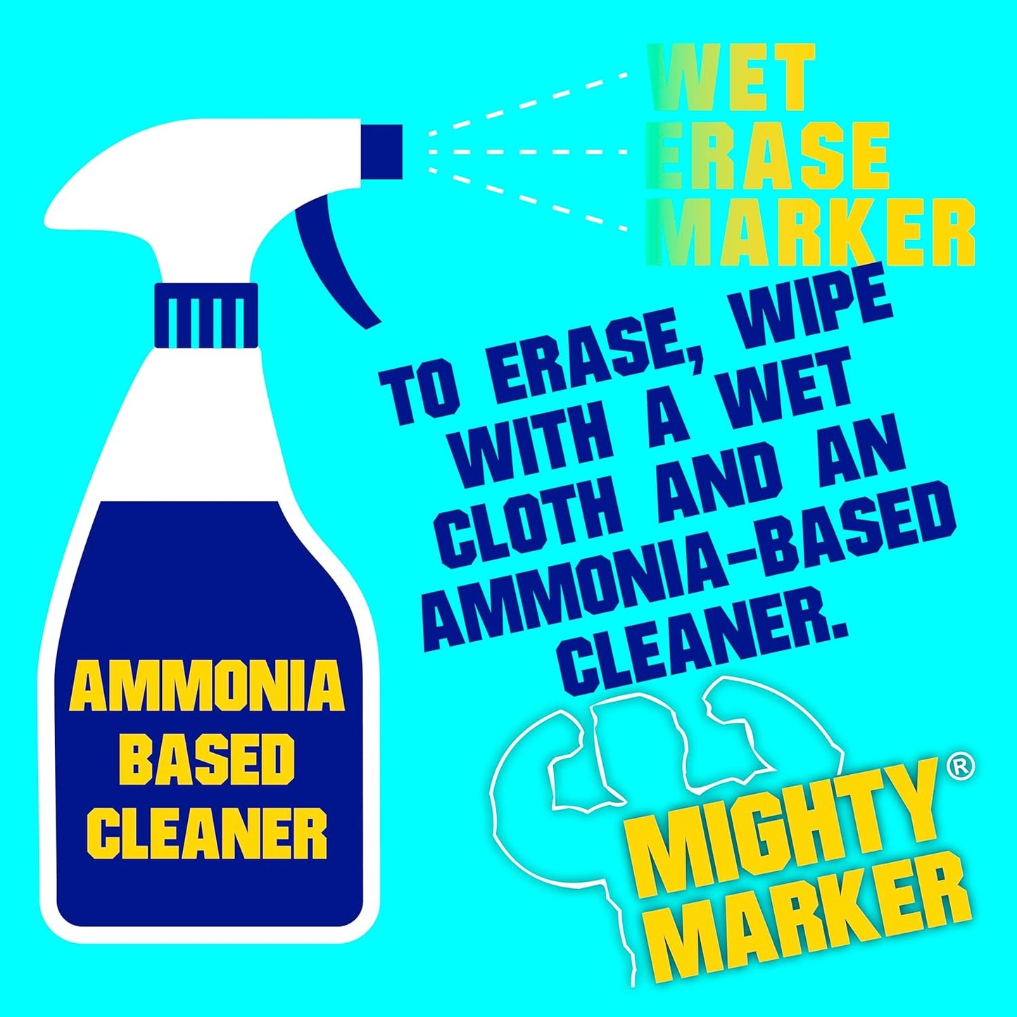 FM-43 Auto Body and Glass Paint Marker, No-Ghost, Highly Water-Resistant, 2.3mm Bullet Tip, Valve Action, 6 Bonus Reversible Tips, Made in USA - Green 6 Pack