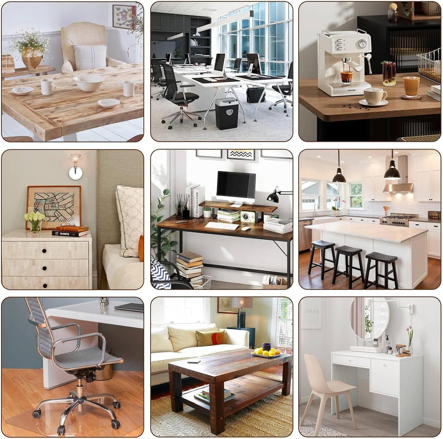 Clear Table Cover Protector 38 x 64 Inch, 2mm Thick Table Protector for Dining Room Table, Clear Plastic Table Cover, Pad Mat for Kitchen, Writing Desk Pad for Desktop