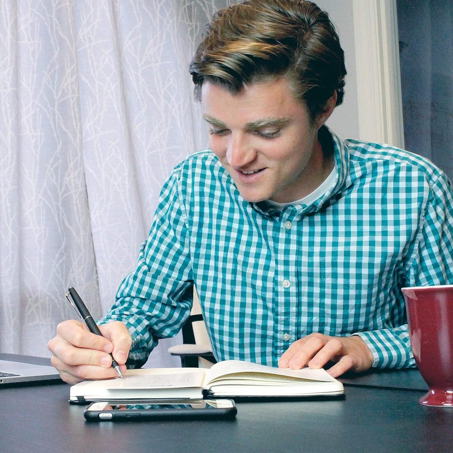 Undated Planner – 90 Day Guided Journal & Productivity Organizer, A5 Daily & Weekly Planner 2025 2026 with Goal Setting, Habit Tracker, To Do List, Academic & Work Calendar, Leather Hardcover - Forest Green