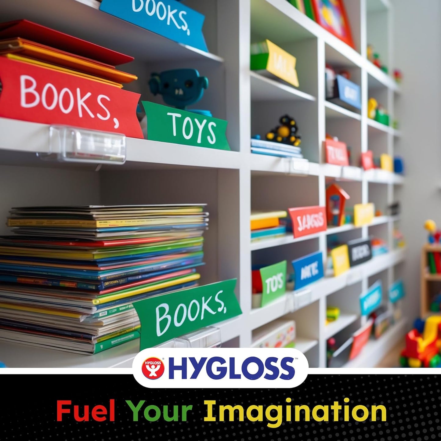 Hygloss Small Colored Poster Board 4x11 - 100 Assorted Standard Color Poster Boards Bulk Pack - Red, Yellow, Green, Blue, Black - 10 Pt. Thickness Poster Board Paper - Posterboard Multipack 4" x 11"