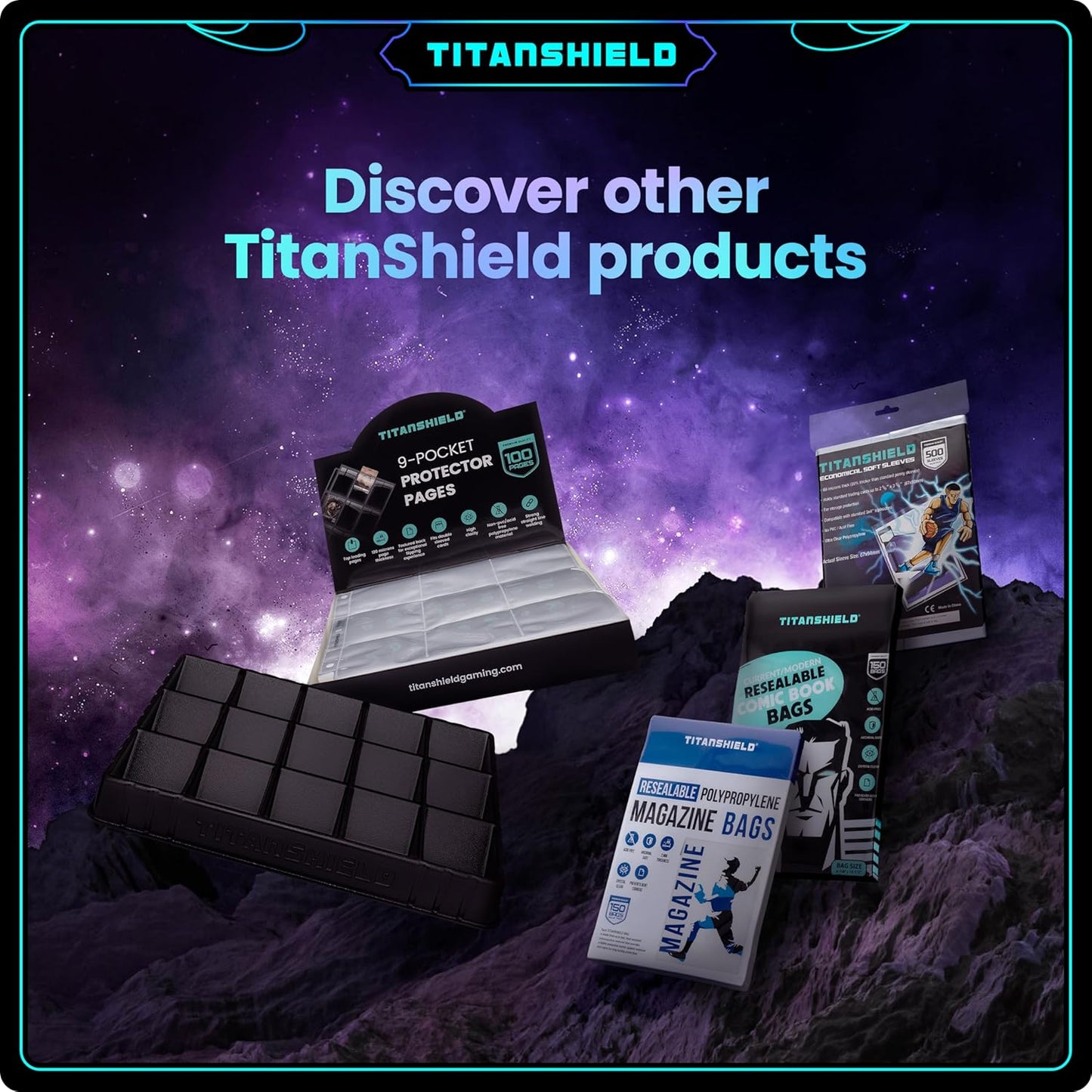 TitanShield (150 Sleeves/Slime Green) Standard Size Board Game Trading Card Sleeves Deck Protector for MTG, Dropmix