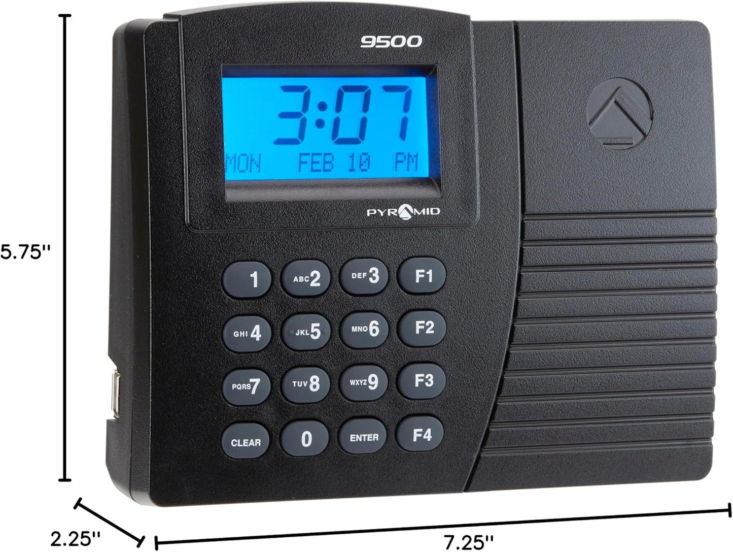 Pyramid Time Systems - TimeTrax Elite Automated Proximity Time and Attendance with Pyramid TTPROXEX Time Clock System with Software Download, Windows Compatible - No Touch Employee Punch in - Black