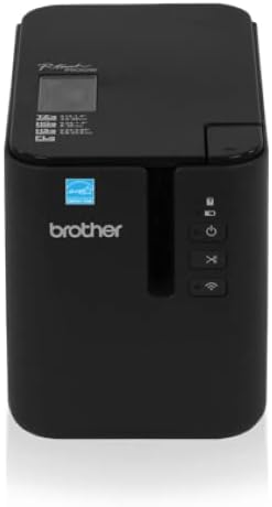 Brother PT-P900WC High-Resolution Industrial Desktop Label Printer with Wi-Fi®, Black, Large