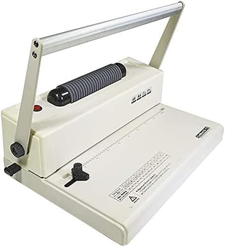 PPE Coilbind S-15 with Electric Coil Inserter Manual Coil Punch & Binding Machine Pitch 4:1 - Professionally Bind Presentations and Documents