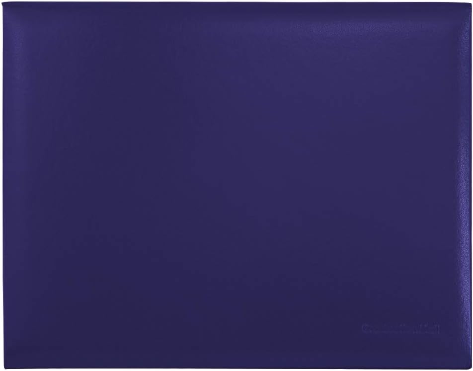 GraduationMall 8.5"x11" Smooth Padded Diploma Cover Certificate Holder Purple,1-Pack