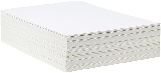 Century Lemon™ 11" x 14" White Poster Board, 100 Sheets Superb Multipurpose Bulk Poster Board for School, Office, and Craft Projects, 256-84-004