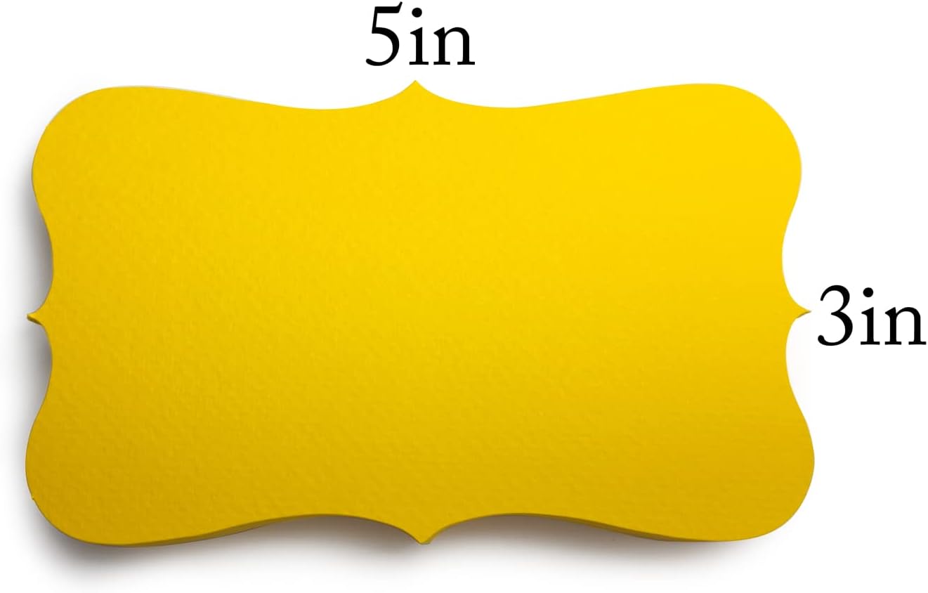 PPAPPAPPIYO 3x5 index card/Set of 72 Blank index cards 180gsm (YELLOW)