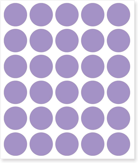 0.75 Inch Removable Color Code Dot Sticker Round Labels,Garage Sale Stickers Price Tags Label Blank Yard Sale Circle Dot Stickers(1050 Pack,Purple)