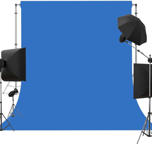 Blue Photo Backdrop for Photoshoot Blue Background for Photography Photo Backdrop Curtain for Party 10 x 20 FT