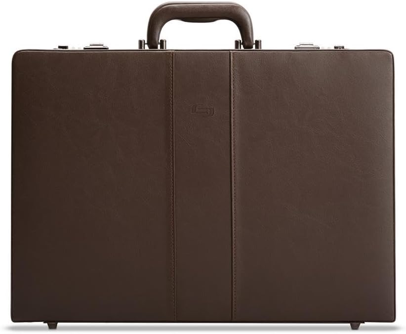 Solo New York Attache - Carrying Case with Combination Lock, Business Brief, Large Main Compartment - Grand Central
