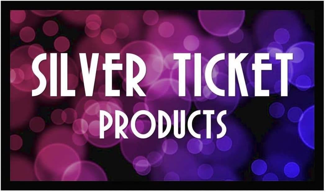 Silver Ticket Products STR Series 6 Piece Home Theater Fixed Frame 4K / 8K Ultra HD, HDTV, HDR & Active 3D Movie Projection Screen, 16:9 Format, 142" Diagonal, High Contrast Material STR-169142-HC