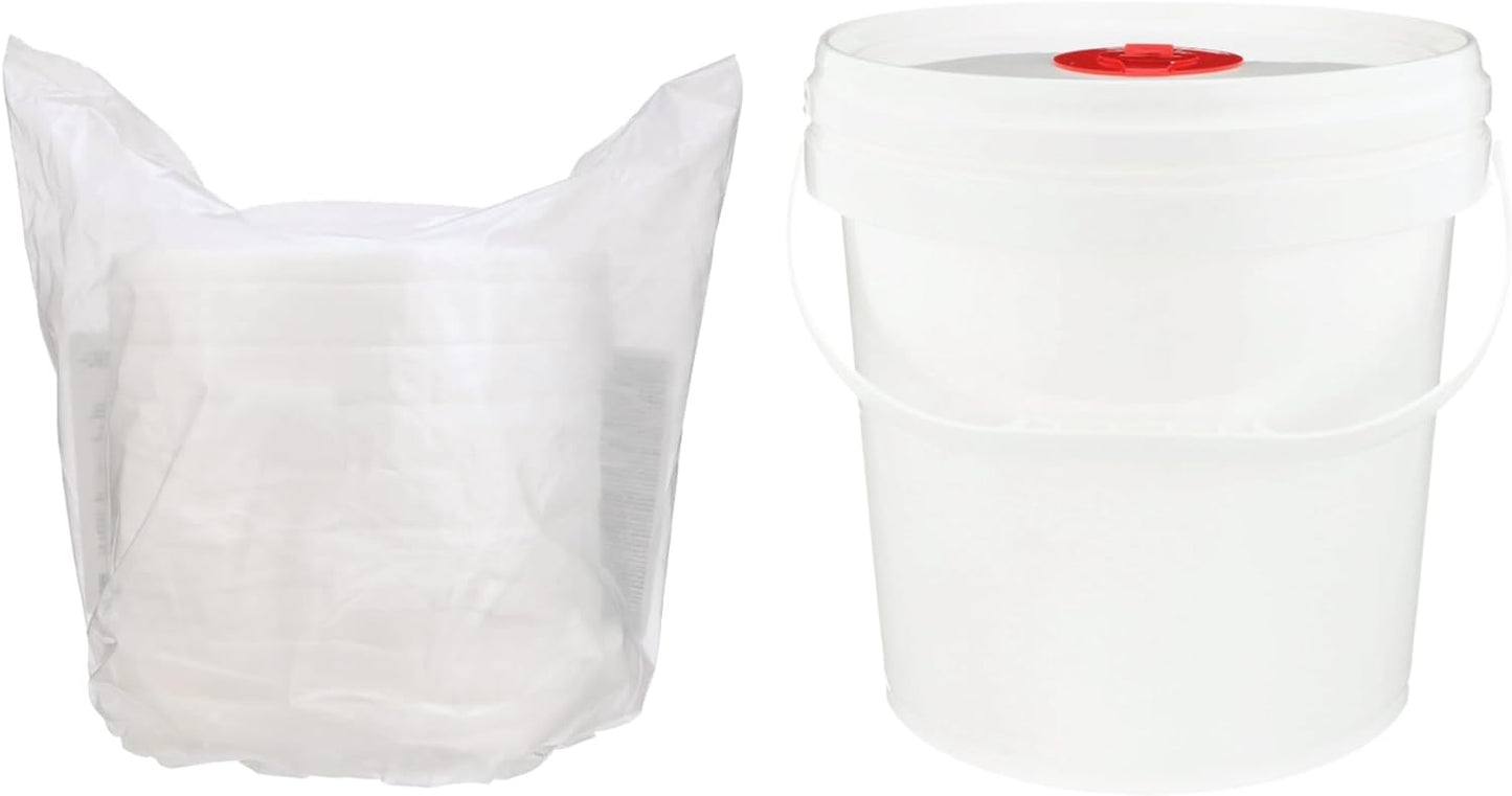 Zogics Antibacterial Wipes, EPA Registered Surface and Gym Equipment Disinfecting Wipes (800 Wipes) + Reusable Wipe Bucket Dispenser