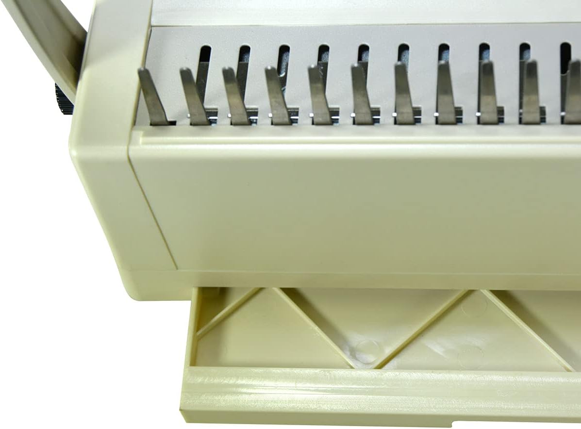 PPE C-12M Binding Machine, 21-Hole, Value Kit 100 PCS 5/16'' Comb Binding Spines, Comb Binding Machine Cerlox Binding Machine