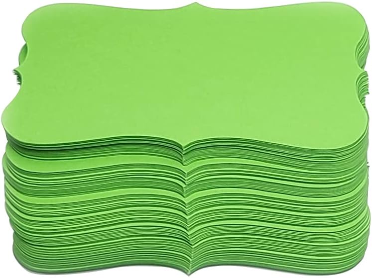 PPAPPAPPIYO 3.5x2 color index cards (100) Paper - Blank (yellow green)