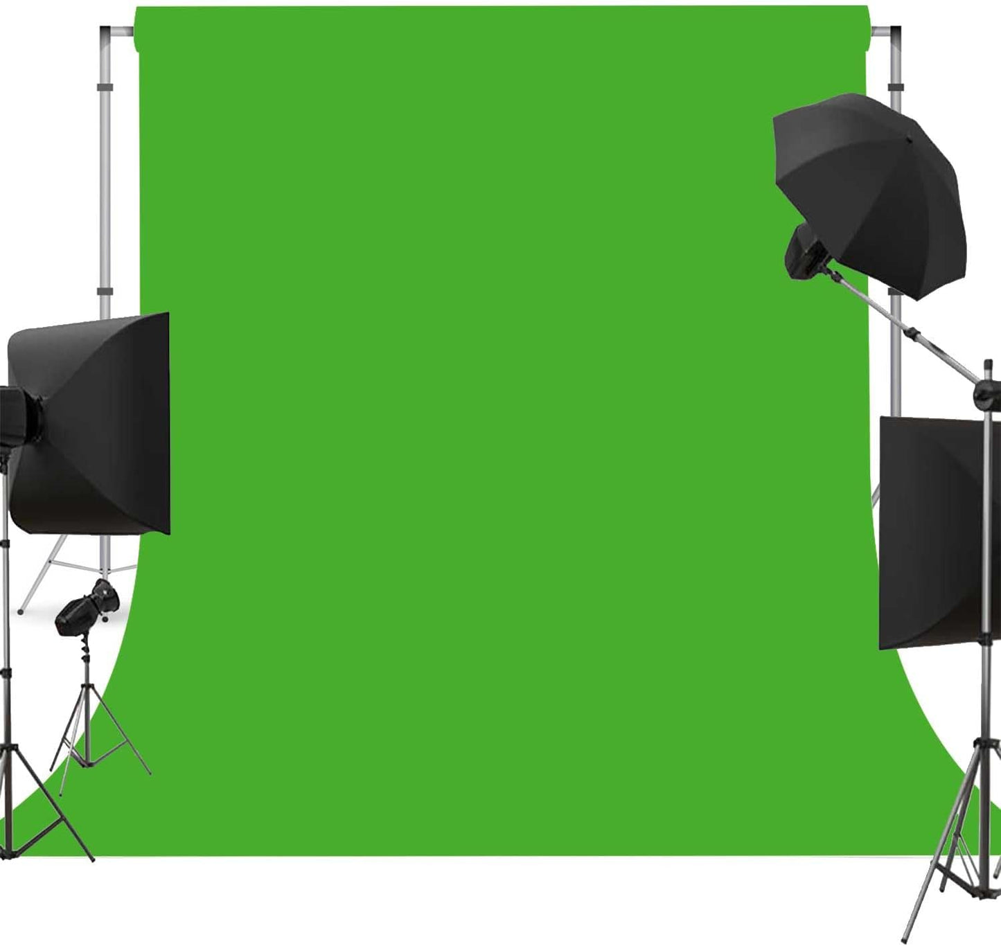 Green Screen Photo Backdrop for Photoshoot Green Background for Photography Photo Backdrop Curtain for Party 8 x 10 FT