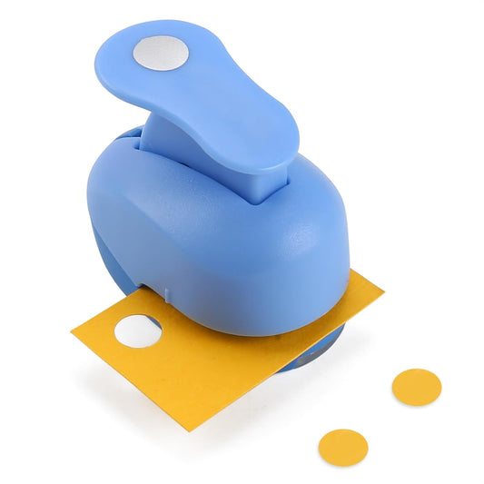 LOONENG 3/8 Inch Circle Paper Punch - Create Perfect Circles for Handmade Craft Projects - Ideas for Scrapbooking, Card Making, DIY Photo Albums, Gift Tags, Homemade Confetti
