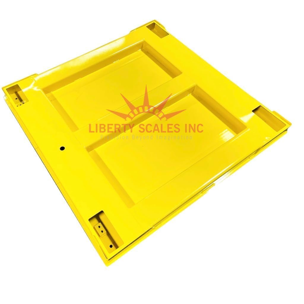 Liberty LS-800-4X5 NTEP Certified (Legal for Trade) Industrial Floor Scale | 48" x 60" | Capacity of 20,000 lbs x 5 lb + Yellow