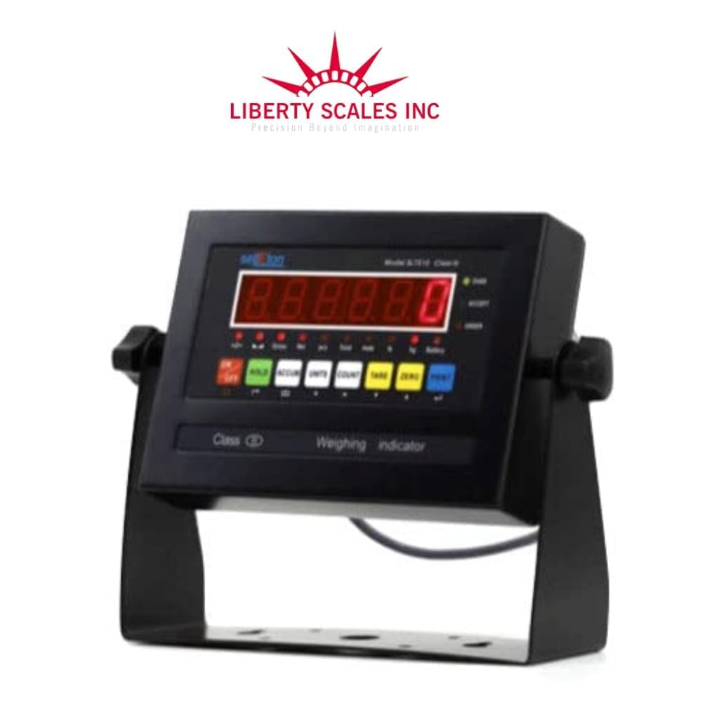 Liberty LS-800-4X5 NTEP Certified (Legal for Trade) Industrial Floor Scale | 48" x 60" | Capacity of 1,000 lbs x 0.2 lb+ Yellow