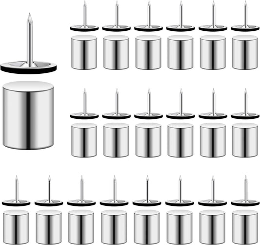 20 Sets Magnetic Pushpins, Magnet Thumbtack, Poster and Photo Hangers for Walls Bulletin Boards