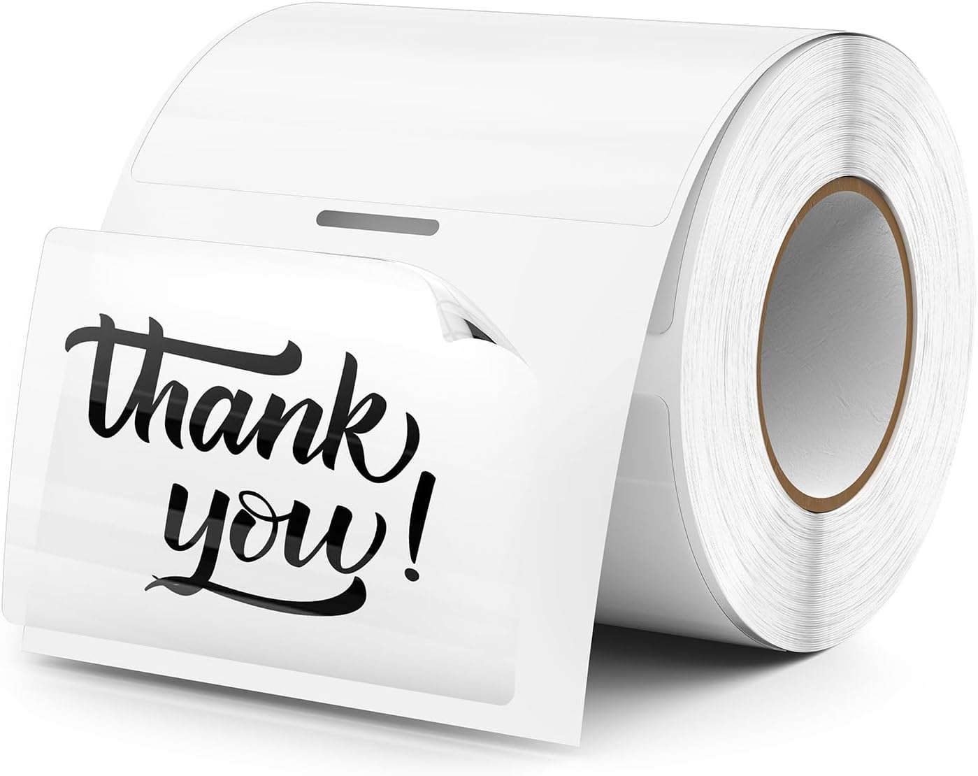 Transparent Thermal Labels 3 × 2 Inch Self Adhesive Printer Clear Stickers Vinyl Waterproof Roll Decals Rectangle Name Tag for Address Design DIY Logo Business 300 PCS