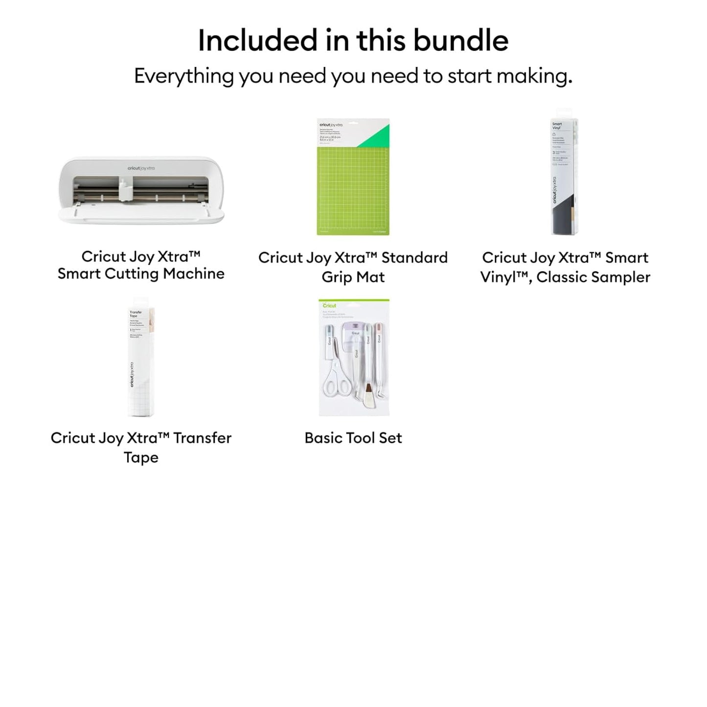 Cricut Joy Xtra Smart Cutting Machine | Vinyl Starter Kit
