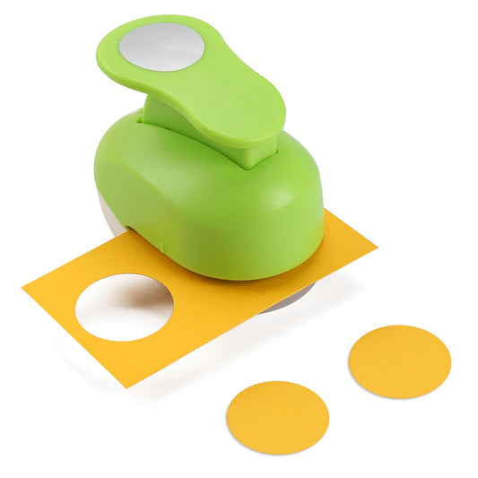 LOONENG 1 Inch Circle Hole Punch - Create Perfect Circles for Handmade Craft Projects - Ideas for Scrapbooking, Card Making, DIY Photo Albums, Gift Tags, Homemade Confetti