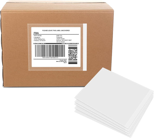 Packing List Pouches 4.5'' X 5.5'', Shipping Label Sleeves, Packing Slip Envelopes, Clear Adhesive Top Loading Packing List (4.5"" X 5.5"")