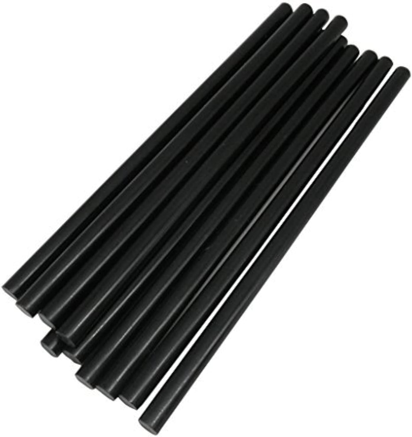 TrendBox Pack of 50 Black 7mmx200mm - Hot Melt Glue Sticks Strips Melting Adhesive for Handmade Craft DIY Home Office Project Craftwork Fix & Repairs