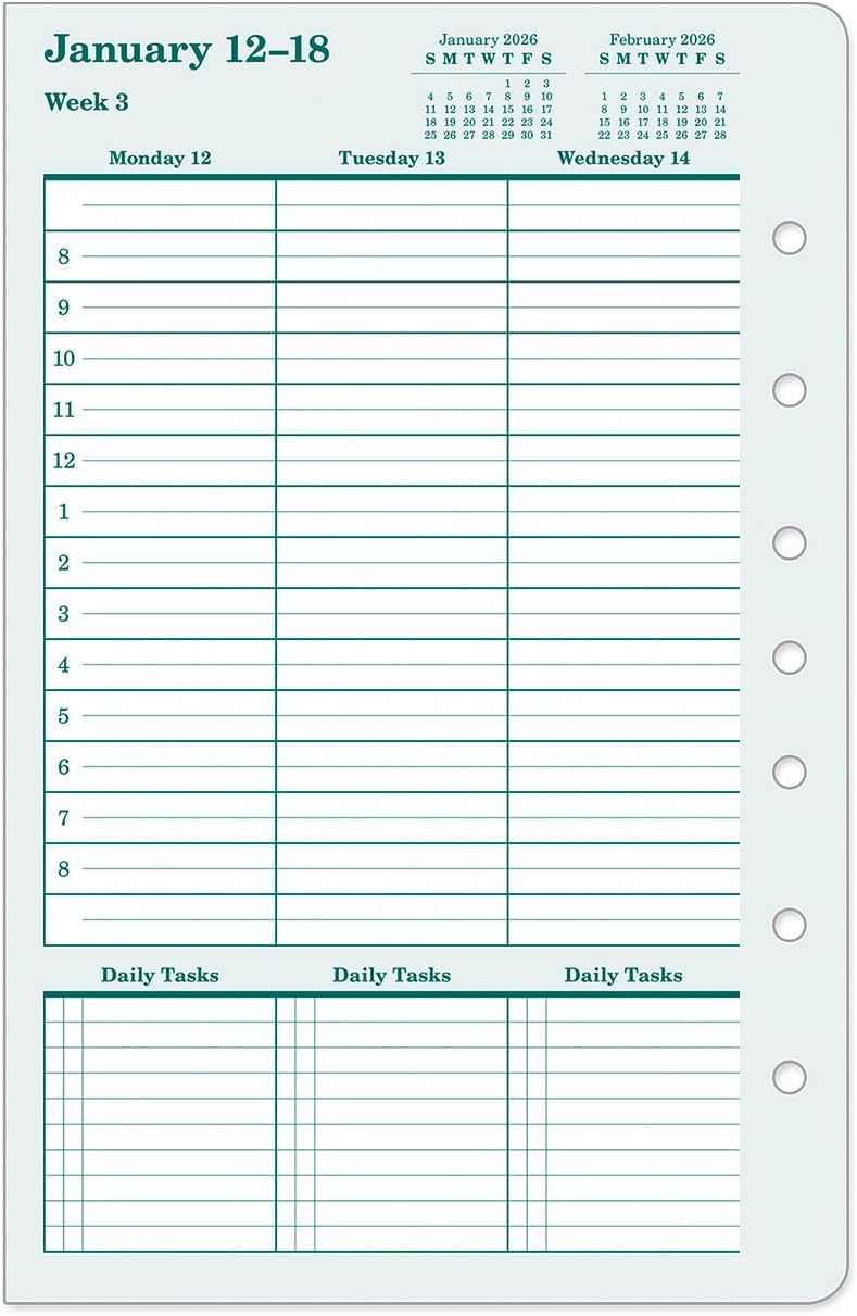 FranklinCovey - Original Weekly Ring-Bound Planner (Jan 2026 - Dec 2026, Classic)