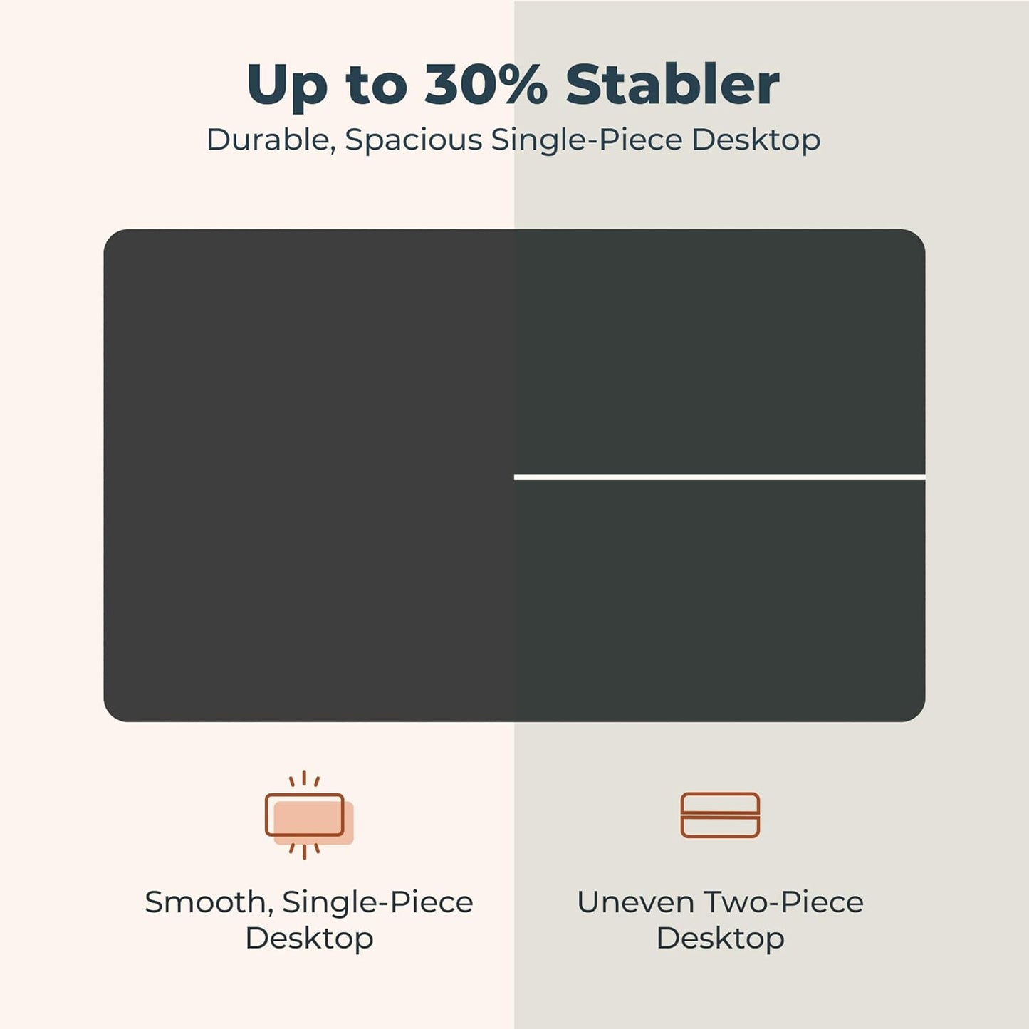 Small Adjustable Stand Up Desk for Children,One-Piece Standing Desk 31.5 x 19.7 Inch, Home Office Desk Computer Workstation, Black