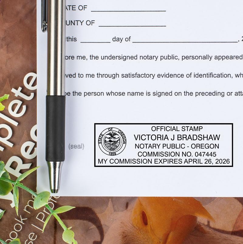 Florida Rectangular Notary Stamp | Official State Notary Stamp | Official Seals | Meets State Specifications (Florida, Rectangular Stamp)