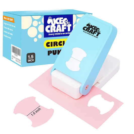 UCEC Whale Tail Tab Punch, Whale Tail Punch for Calendars, Planners, Albums, Ideal for Scrapbooking, Bullet Journals, Bible Tabs, Book Tabs, Planner Inserts, and More DIY Projects