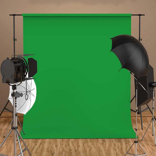 Green Backdrop Background Fabric Backdrop for Shoot Portraits Party Video Studio 5X7ft