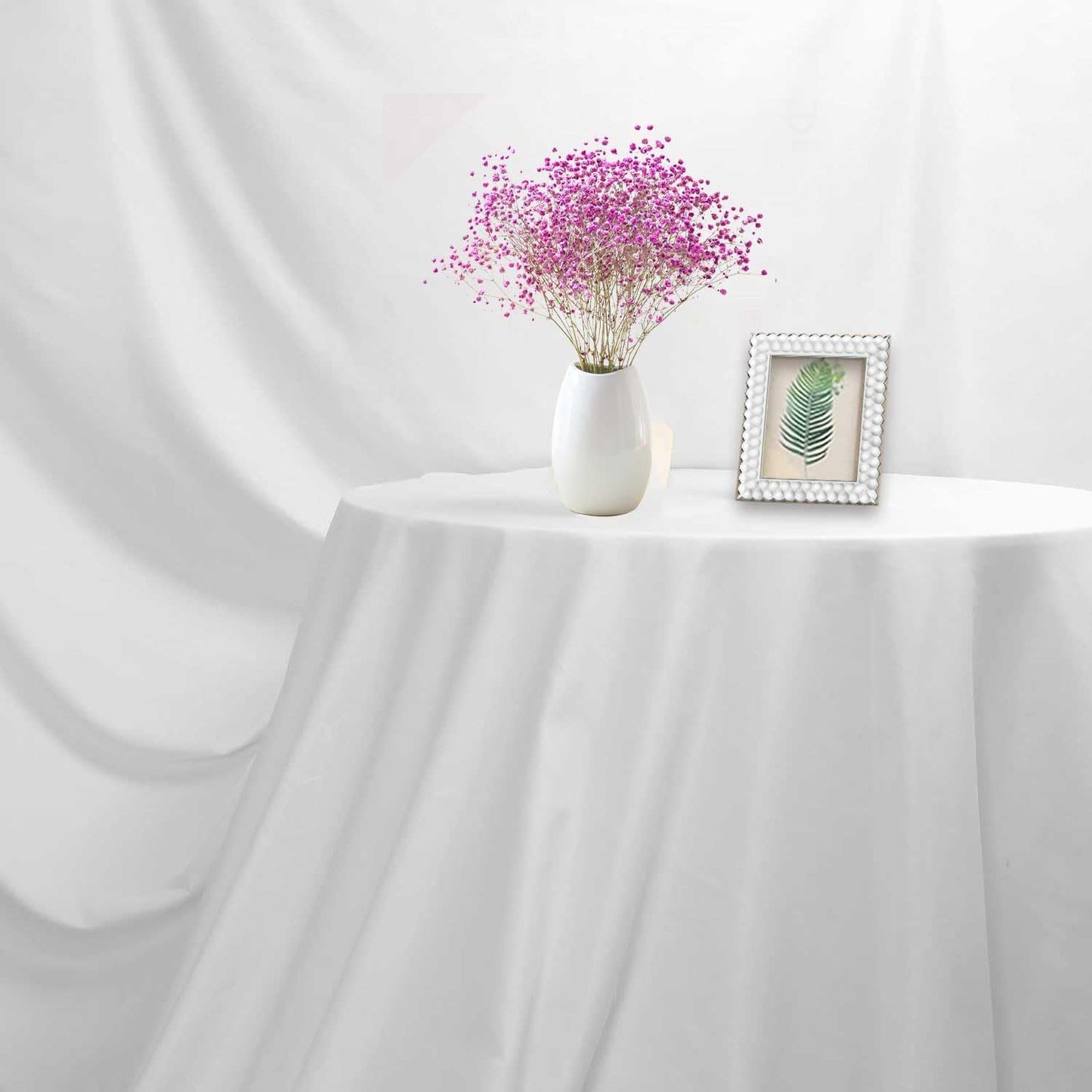White Photo Backdrop for Photoshoot White Background for Photography Photo Backdrop Curtain for Party 6x9 FT