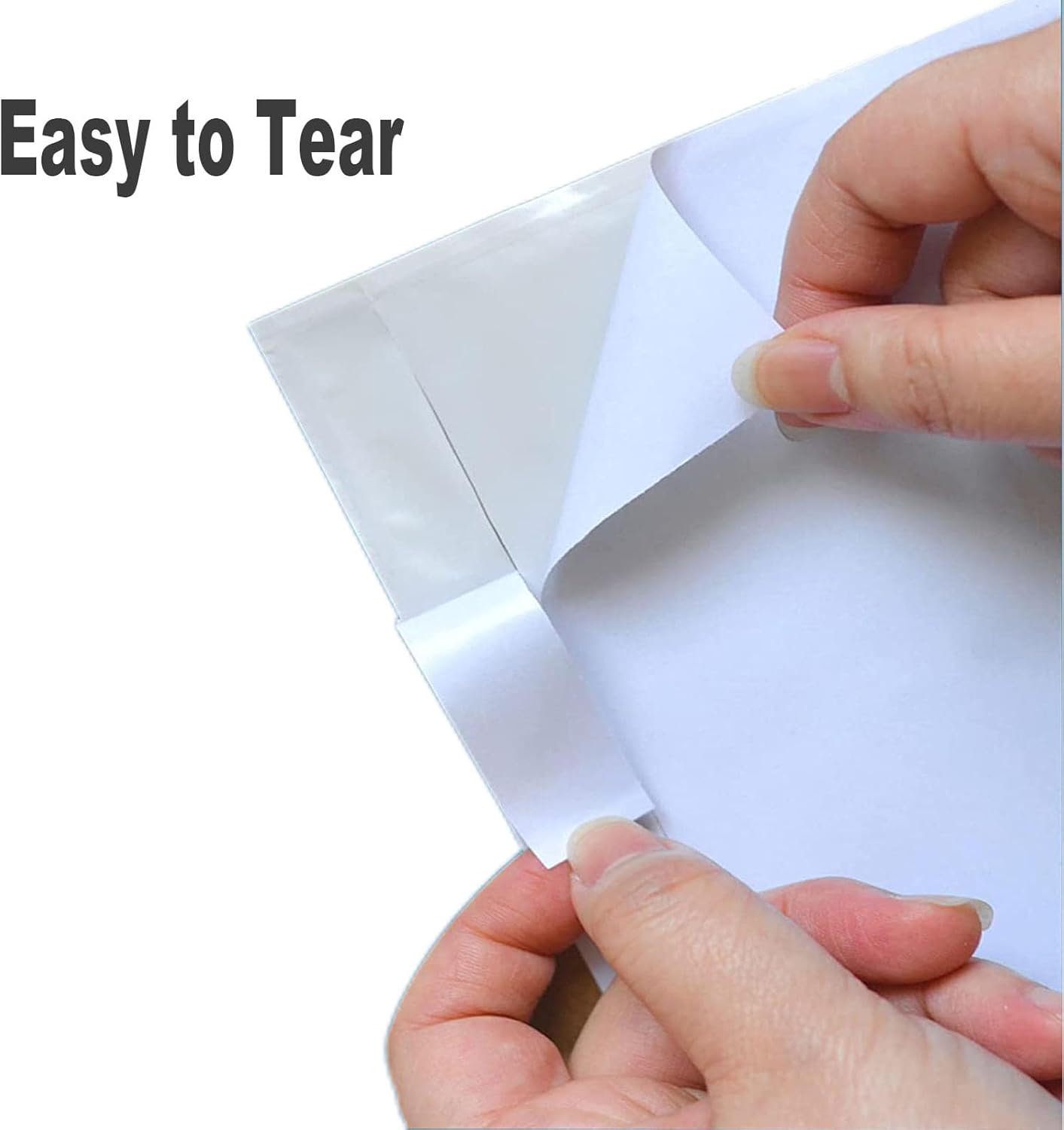 200 Pcs-4.5x5.5In Shipping Envelopes, Packing List Mailing Envelopes Clear Adhesive Shipping label sleeves Shipping Supplies for Small Businesses
