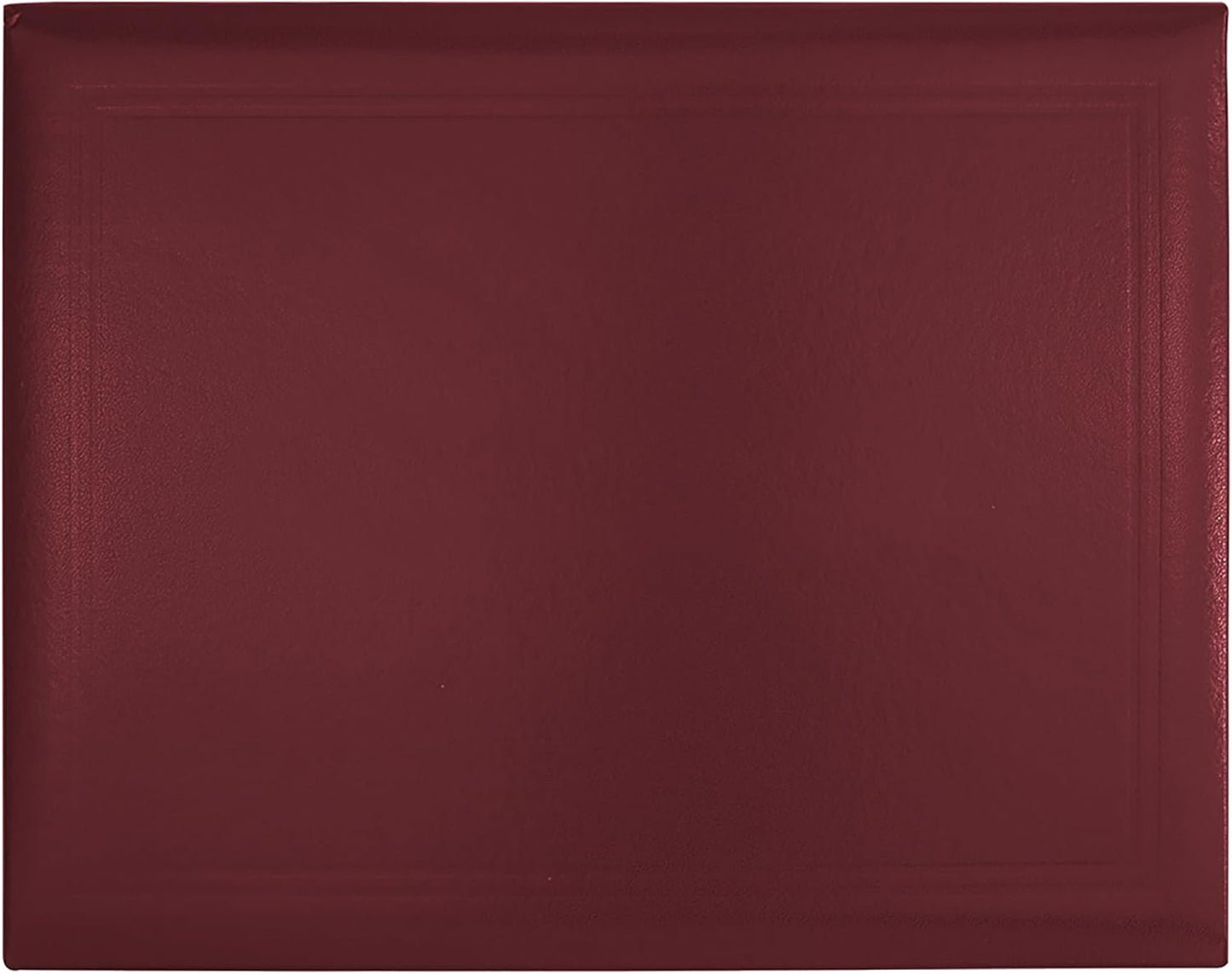 GraduationMall 8.5"x11" Smooth Padded Diploma Cover Certificate Holder Maroon,6-Packs