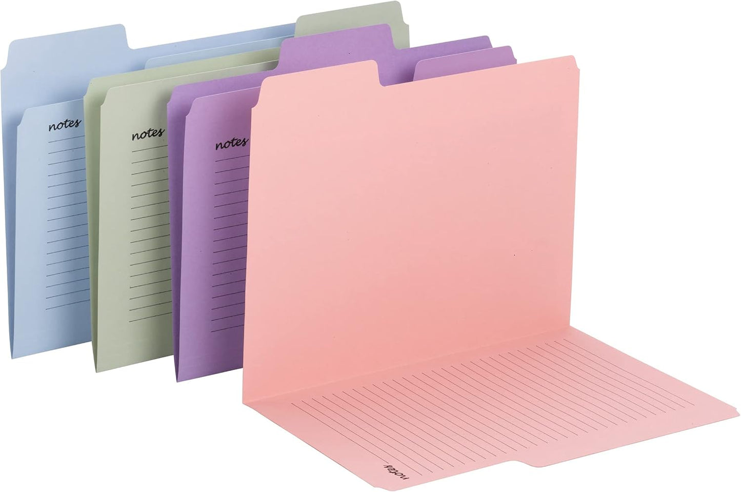 Smead SuperTab Oversized Tab File Folders, 1/3-Cut Oversized Tabs, Letter Size, Assorted Colors, 12 per Pack (11651)