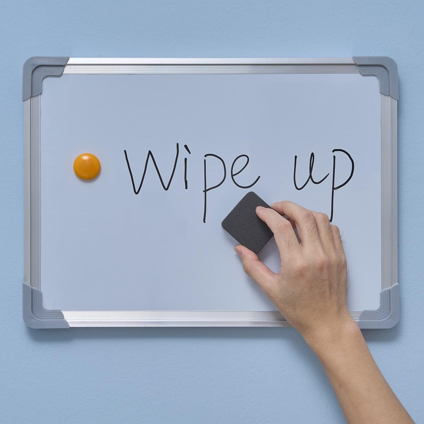 Dry Erase Erasers, Eeoyu 40 Pack Magnetic Whiteboard Dry Erasers Chalkboard Cleaner Wiper for Kids and Classroom Teacher Supplies Home and Office, Black