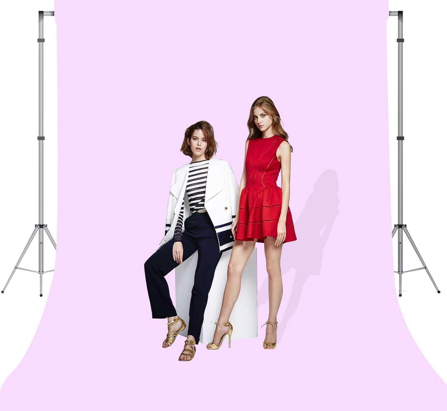 Light Purple Photo Backdrop for Photoshoot Light Purple Background for Photography Photo Backdrop Curtain for Party 8x10 FT