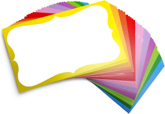 PPAPPAPPIYO 3x5 colorful index card / (Set of 50) Blank index cards flash card 250gsm (10multi)