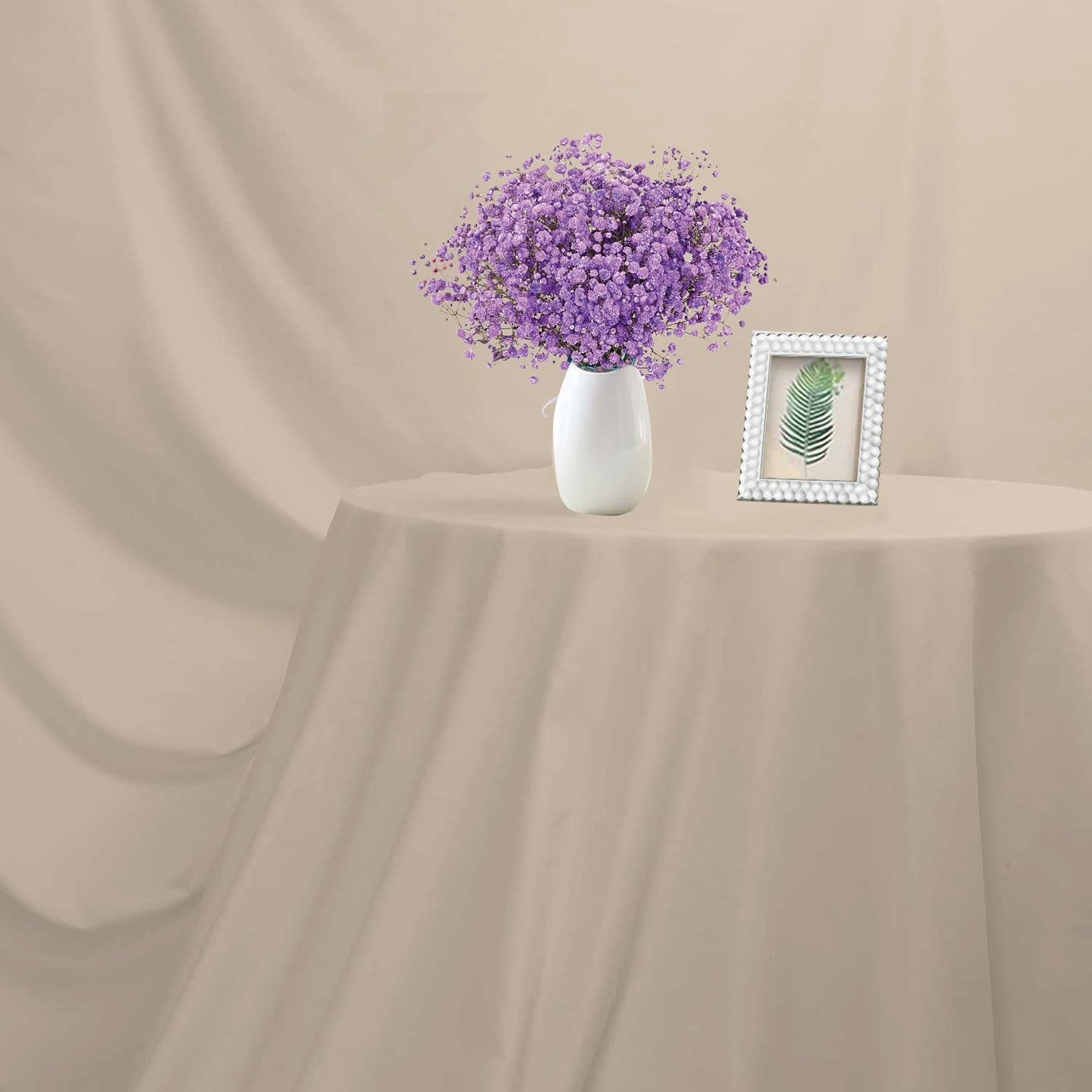 Beige Photo Backdrop for Photoshoot Beige Background for Photography Photo Backdrop Curtain for Party 5 x 7 FT