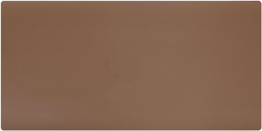 KINGFOM Desk Pad Office Desktop Protecter, PU Leather Desk Mat Blotters Organizer with Comfortable Writing Surface (47.2" x 23.6", Brown)